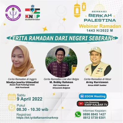 WEBINAR PARENTING – BERKAH RAMADAN 1443 H Cerita Ramadhan dari Negeri Sebrang